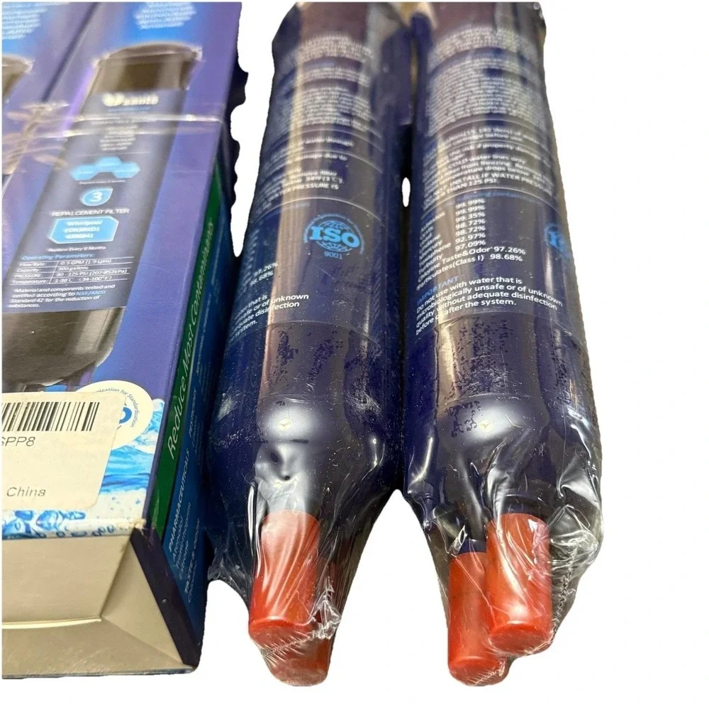 Santé Refrigerator Water Filter EDR3RXD1 4396841 Whirlpool Kenmore Maytag Set 2